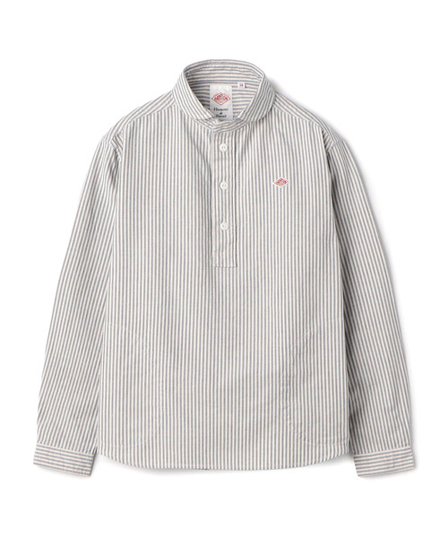 DANTON(ダントン)の「Women's Oxford Round Collar Pullover Shirt Pattern(シャツ/ブラウス・レディース・ブラック系その他/ブルー系その他5・34/36/38)」の2枚目の写真