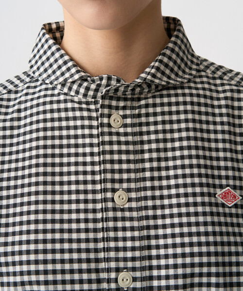 DANTON(ダントン)の「Women's Oxford Round Collar Pullover Shirt Pattern(シャツ/ブラウス・レディース・ブラック系その他/ブルー系その他5・34/36/38)」の5枚目の写真