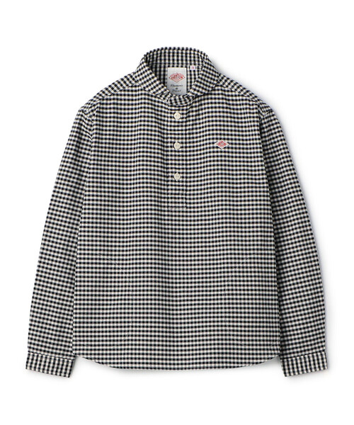 DANTON(ダントン)の「Women's Oxford Round Collar Pullover Shirt Pattern(シャツ/ブラウス・レディース・ブラック系その他/ブルー系その他5・34/36/38)」の9枚目の写真