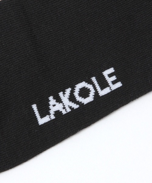 LAKOLE(ラコレ)の「ショートkewlロゴソックス / 1057109(ソックス/靴下・メンズ・グレー/ホワイト/ブラック・FREE)」の5枚目の写真