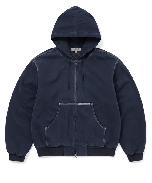 thisisneverthat(ディスイズネバーザット)の「Overdyed Hooded Jacket(ブルゾン・メンズ・ベージュ/ネイビー/ブラック・S/XL/L/M)」の3枚目の写真