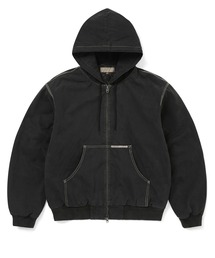 Overdyed Hooded Jacket
