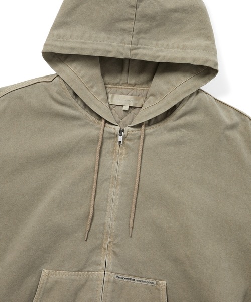 thisisneverthat(ディスイズネバーザット)の「Overdyed Hooded Jacket(ブルゾン・メンズ・ベージュ/ネイビー/ブラック・S/XL/L/M)」の8枚目の写真