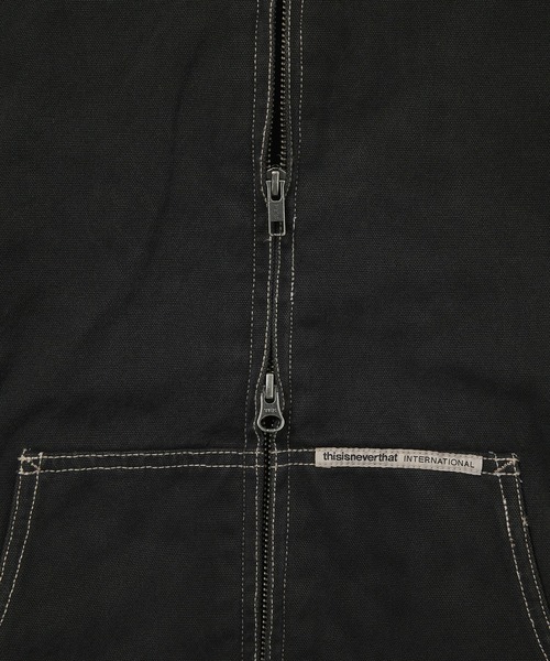 thisisneverthat(ディスイズネバーザット)の「Overdyed Hooded Jacket(ブルゾン・メンズ・ベージュ/ネイビー/ブラック・S/XL/L/M)」の5枚目の写真