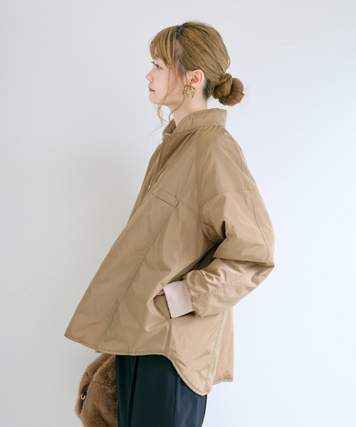 B.C STOCK（ベーセーストック）の「《追加4》ウォッシャブル / キルティングリバーシブルブルゾン（その他アウター・レディース・ブラック/カーキ/アイボリー・FREE）」の17枚目の写真