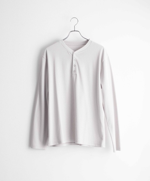 LUCY(ルーシー)の「LUCY/【26年秋冬新作】リングドットヘンリーネックリブT(LS)(Tシャツ/カットソー・メンズ・ブラック/オフホワイト/チャコール・MEDIUM/LARGE)」の18枚目の写真