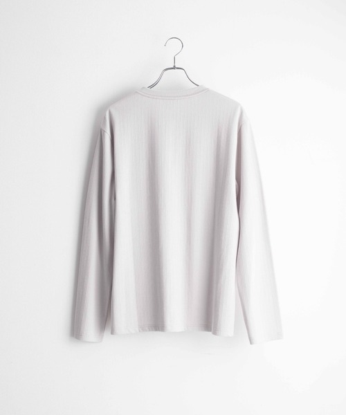 LUCY(ルーシー)の「LUCY/【26年秋冬新作】リングドットヘンリーネックリブT(LS)(Tシャツ/カットソー・メンズ・ブラック/オフホワイト/チャコール・MEDIUM/LARGE)」の19枚目の写真