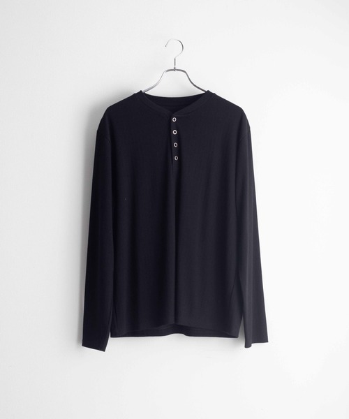LUCY(ルーシー)の「LUCY/【26年秋冬新作】リングドットヘンリーネックリブT(LS)(Tシャツ/カットソー・メンズ・ブラック/オフホワイト/チャコール・MEDIUM/LARGE)」の20枚目の写真