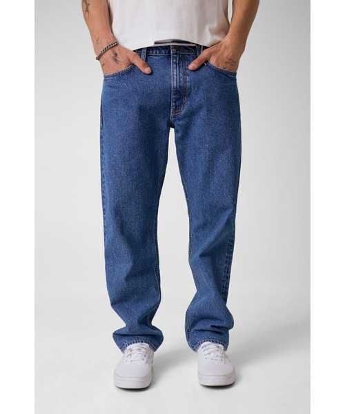 GUESS JEANS(ゲスジーンズ)の「GUESS JEANS G16 Straight デニムパンツ ジーンズ(デニムパンツ・メンズ・インディゴブルー・34inch/32inch/30inch/29inch/28inch)」の1枚目の写真