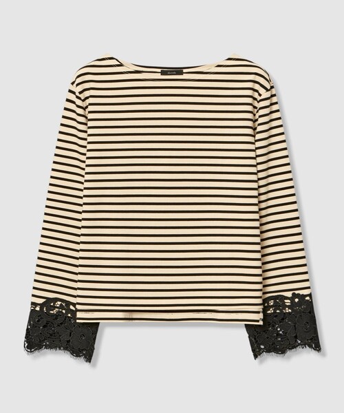 allureville(アルアバイル)の「【Oggi.jp掲載】レースカフバスクプルオーバー(Tシャツ/カットソー・レディース・オフホワイト/ホワイト系その他/ブラック系その他・2)」の17枚目の写真