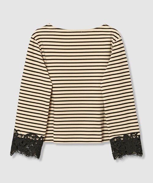 allureville(アルアバイル)の「【Oggi.jp掲載】レースカフバスクプルオーバー(Tシャツ/カットソー・レディース・オフホワイト/ホワイト系その他/ブラック系その他・2)」の18枚目の写真
