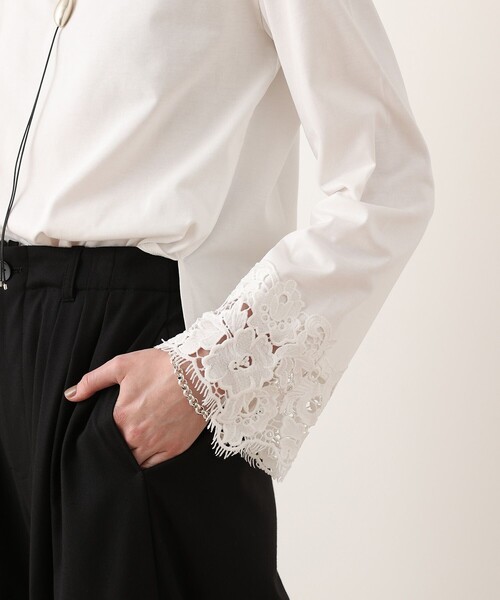 allureville(アルアバイル)の「【Oggi.jp掲載】レースカフバスクプルオーバー(Tシャツ/カットソー・レディース・オフホワイト/ホワイト系その他/ブラック系その他・2)」の22枚目の写真