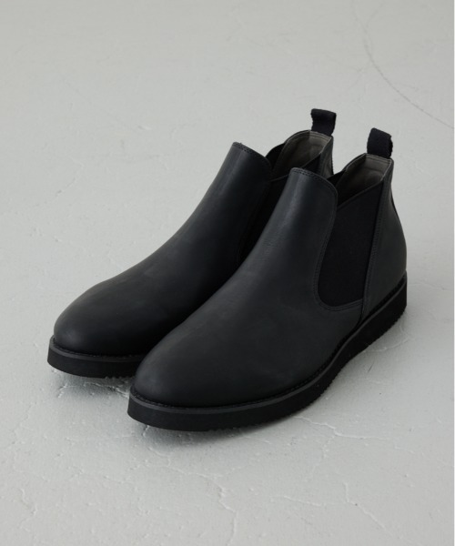 AZUL by moussy（アズールバイマウジー）の「ミニマルサイドゴア 靴（ブーツ・メンズ・ブラック/ブラウン・LARGE/MEDIUM）」の2枚目の写真