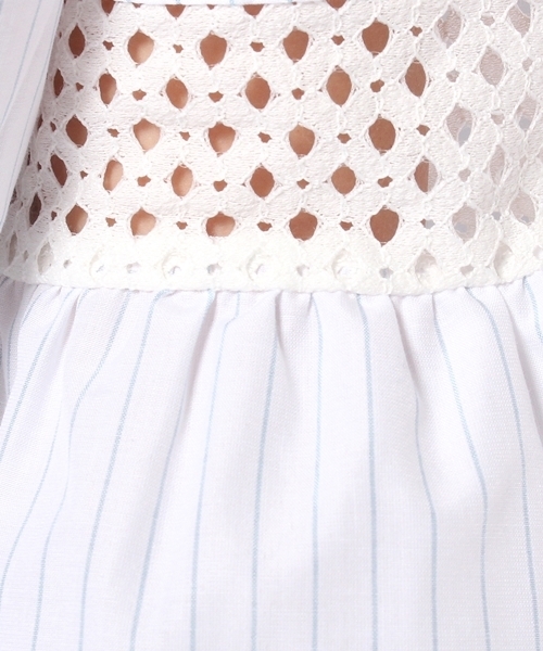 Chico（チコ）の「ストライプバックリボンブラウス（シャツ/ブラウス・レディース・ホワイト/ブルー系その他/ピンクベージュ・FREE）」の15枚目の写真