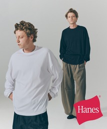【Hanes】≪別注≫Cotton Smooth Crew Neck Pullover 2P / コットン スムースクルーネック プルオーバー 2P