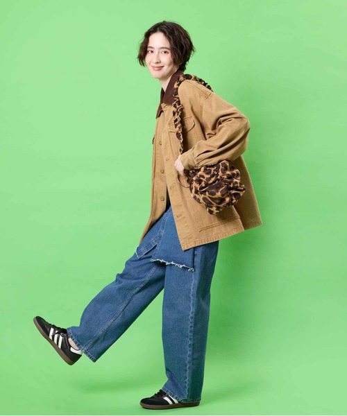 CONTROL FREAK / CTFK(コントロールフリーク)の「CONTROL FREAK(コントロールフリーク)ギャザーBONBONバッグ(ショルダーバッグ・レディース・シルバー/レオパード/ブラック・FREE)」の13枚目の写真