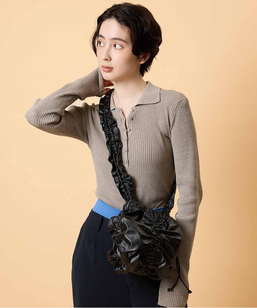 CONTROL FREAK / CTFK(コントロールフリーク)の「CONTROL FREAK(コントロールフリーク)ギャザーBONBONバッグ(ショルダーバッグ・レディース・シルバー/レオパード/ブラック・FREE)」の22枚目の写真