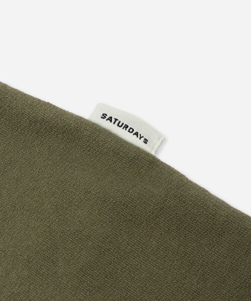 Saturdays NYC(サタデーズ ニューヨークシティ )の「S.NYC Terry LS Sweatshirt(スウェット・メンズ・チャコールグレー/オリーブ・L/M/S/XL)」の18枚目の写真