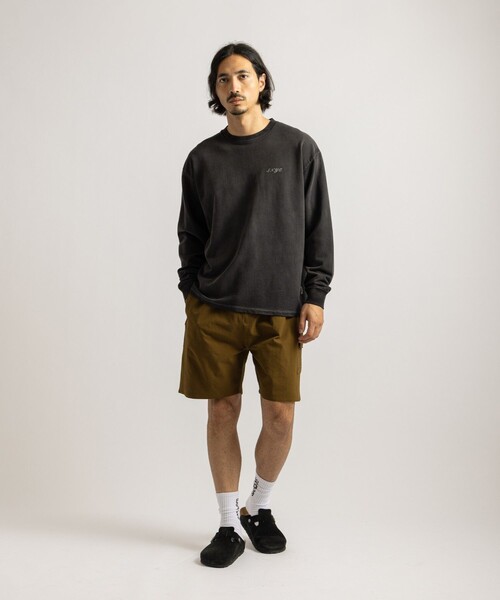 Saturdays NYC(サタデーズ ニューヨークシティ )の「S.NYC Terry LS Sweatshirt(スウェット・メンズ・チャコールグレー/オリーブ・L/M/S/XL)」の8枚目の写真