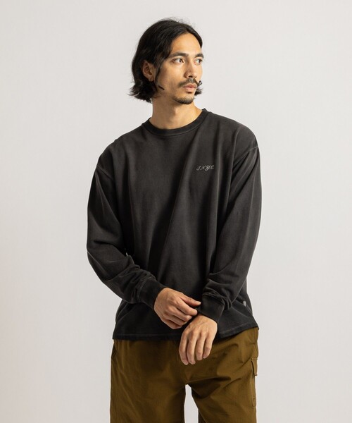 Saturdays NYC(サタデーズ ニューヨークシティ )の「S.NYC Terry LS Sweatshirt(スウェット・メンズ・チャコールグレー/オリーブ・L/M/S/XL)」の3枚目の写真