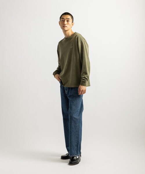 Saturdays NYC(サタデーズ ニューヨークシティ )の「S.NYC Terry LS Sweatshirt(スウェット・メンズ・チャコールグレー/オリーブ・L/M/S/XL)」の10枚目の写真