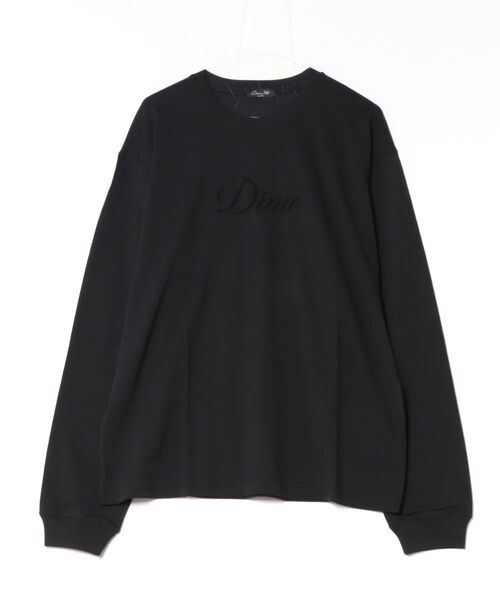DIME(ダイム)の「Dime/ダイム/Cursive LS T-Shirts(Tシャツ/カットソー・メンズ・モスグリーン/ブラック・L/M/XL)」の2枚目の写真
