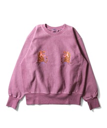 HOUSTON ピグメントリバーススウェット(TIGER)
