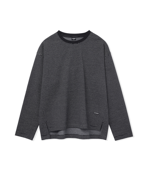 LIFE WORK(ライフワーク)の「レディース) 柄コンフォートボリューム長袖Tシャツ(Tシャツ/カットソー・レディース・ホワイト/チャコールグレー/ブラック・SMALL/MEDIUM)」の2枚目の写真
