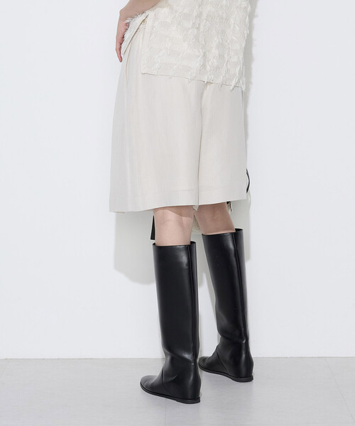 K.T KIYOKO TAKASE(キヨコタカセ)の「リネンウール キュロットパンツ(その他パンツ・レディース・アイボリー/ブラック・9号)」の21枚目の写真