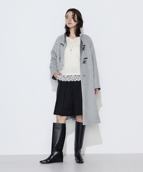 K.T KIYOKO TAKASE(キヨコタカセ)の「リネンウール キュロットパンツ(その他パンツ・レディース・アイボリー/ブラック・9号)」の13枚目の写真