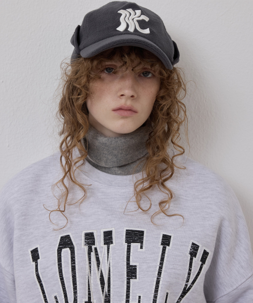 NOHANT(ノアン)の「LONELY/LOVELY クラックスウェットシャツ アッシュグレー(スウェット・レディース・アッシュグレー・SMALL/MEDIUM/LARGE)」の6枚目の写真