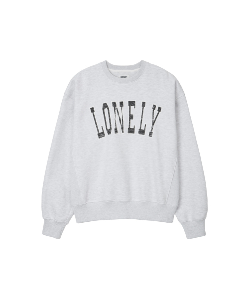 NOHANT(ノアン)の「LONELY/LOVELY クラックスウェットシャツ アッシュグレー(スウェット・レディース・アッシュグレー・SMALL/MEDIUM/LARGE)」の7枚目の写真