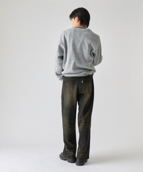 goocy(グーシー)の「【BHPC】モヘアタッチニットカーディガン(カーディガン/ボレロ・メンズ・ブラック/アイボリー/レッド/グレー/ブラウン・MEDIUM/LARGE)」の10枚目の写真
