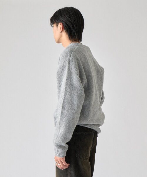 goocy(グーシー)の「【BHPC】モヘアタッチニットカーディガン(カーディガン/ボレロ・メンズ・ブラック/アイボリー/レッド/グレー/ブラウン・MEDIUM/LARGE)」の14枚目の写真