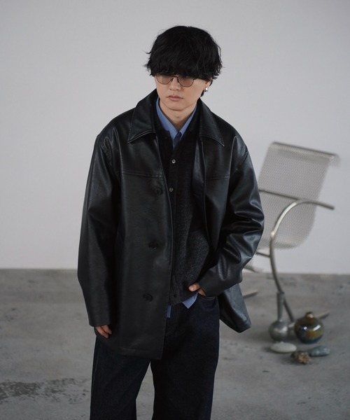 WYM LIDNM（ウィム バイ リドム）の「ARTIFICIAL GRAIN CAR COAT