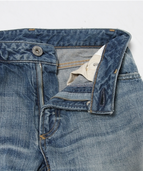 MURUA(ムルーア)の「Patch Mark Boys Straight(デニムパンツ・レディース・ブルー・0/XS/2/M/1/S)」の9枚目の写真