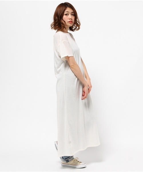 RODEO CROWNS WIDE BOWL（ロデオクラウンズワイドボウル）の「2WAY ロング Tシャツ（Tシャツ/カットソー・レディース・ブラック/オフホワイト/トップグレー・FREE）」の14枚目の写真