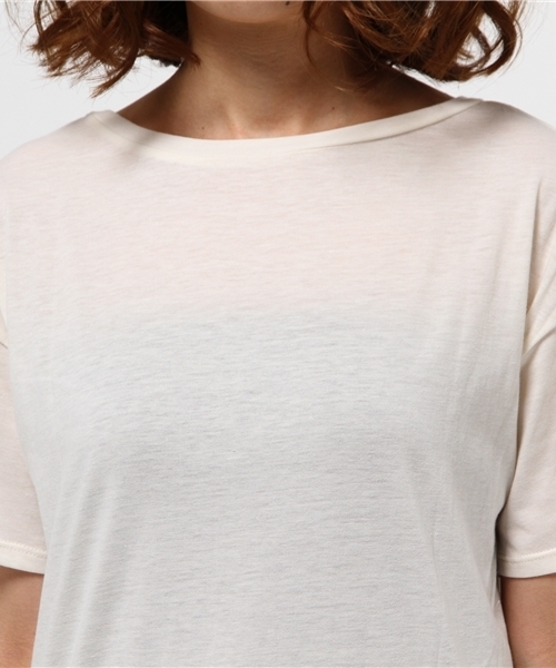 RODEO CROWNS WIDE BOWL（ロデオクラウンズワイドボウル）の「2WAY ロング Tシャツ（Tシャツ/カットソー・レディース・ブラック/オフホワイト/トップグレー・FREE）」の9枚目の写真