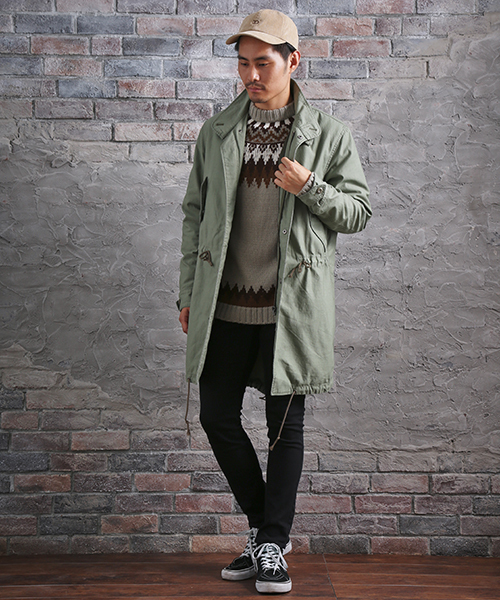 Denime（ドゥニーム）の「球心柄ニット（ニット/セーター・メンズ・グレー/ベージュ・MEDIUM/LARGE）」の12枚目の写真