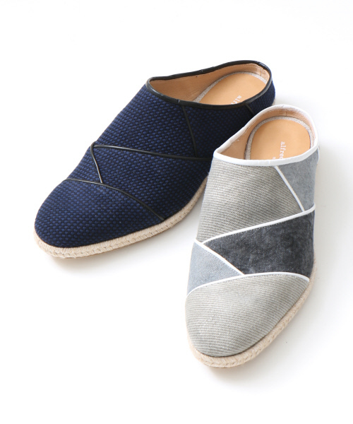 alfredoBANNISTER（アルフレッドバニスター）の「パッチワークミュール（サンダル・メンズ・ネイビー/その他・41/42/40/43/39）」の3枚目の写真