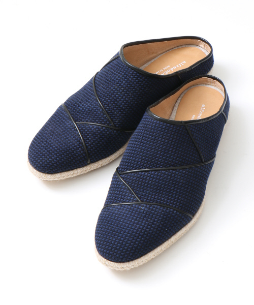 alfredoBANNISTER（アルフレッドバニスター）の「パッチワークミュール（サンダル・メンズ・ネイビー/その他・41/42/40/43/39）」の4枚目の写真