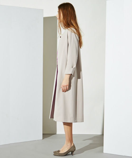 blanchic（ブランシック）の「《BLANCHIC》ノーカラーコート（その他アウター・レディース・グレー/ブルー/ベージュ・2/3）」の19枚目の写真