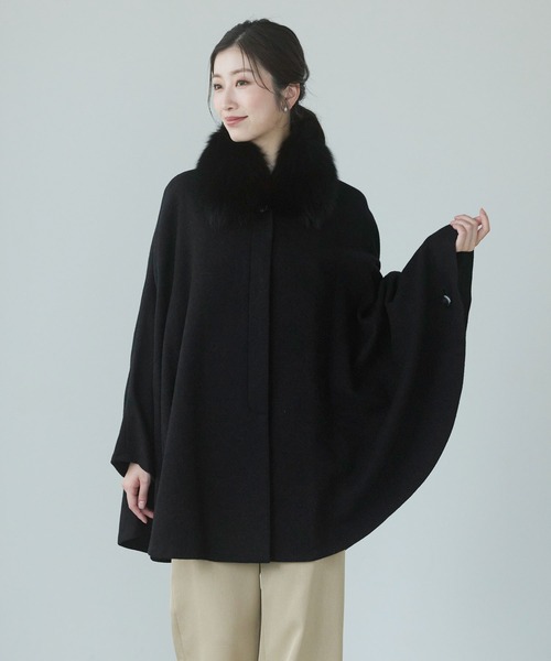 お値下げ　カシミア100% ジャンルイシェレル　ポンチョ　ケープ カシミヤ100%ケープ（ポンチョ）｜sankyo shokai（サンキョウ