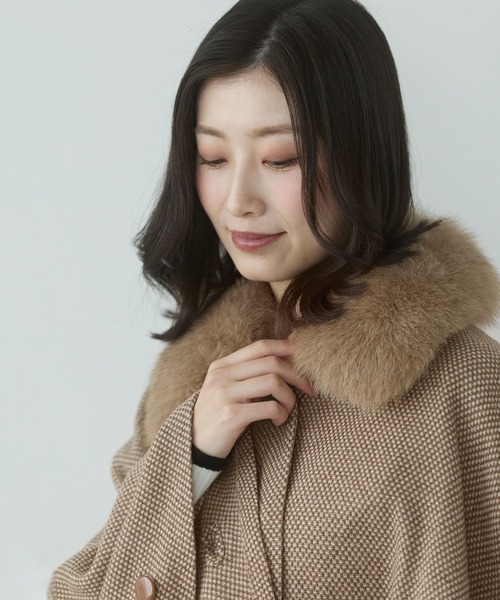 カシミヤ100%ケープ（ポンチョ）｜sankyo shokai（サンキョウ