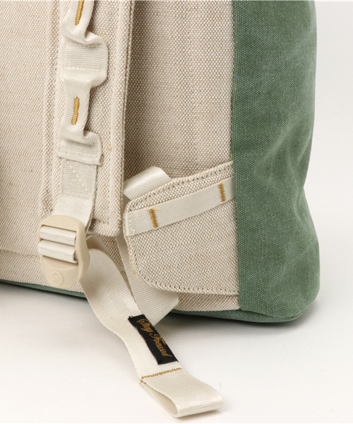 Focused Space（フォーカスドスペース）の「THE PIONEER RUCKSACK BACKPACK バックパック デイパック（バックパック/リュック・メンズ・グリーン/ブラウン・ONE SIZE）」の8枚目の写真