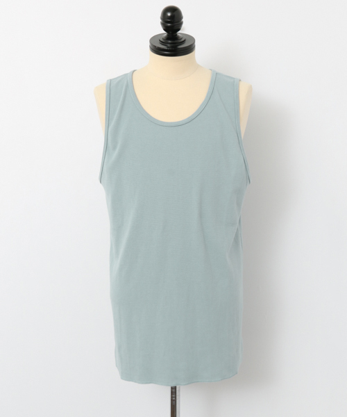 URBAN RESEARCH（アーバンリサーチ）の「UR CSYフライスタンクトップ（タンクトップ・メンズ・ライトピンク/ライトブルー/ブラック/ホワイト/グリーン系その他・LARGE/MEDIUM）」の8枚目の写真