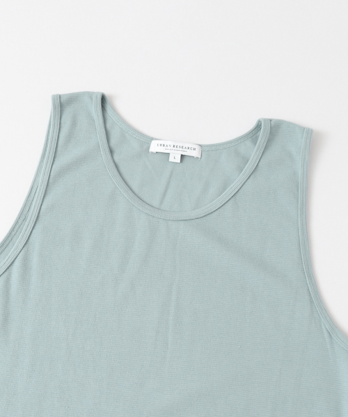 URBAN RESEARCH（アーバンリサーチ）の「UR CSYフライスタンクトップ（タンクトップ・メンズ・ライトピンク/ライトブルー/ブラック/ホワイト/グリーン系その他・LARGE/MEDIUM）」の11枚目の写真