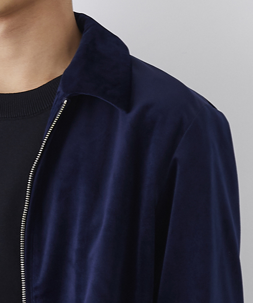 STUDIOUS(ステュディオス)の「グロスベロアトラックジャケット(ブルゾン・メンズ・ブラウン/グリーン/ネイビー・3/2/1)」の11枚目の写真