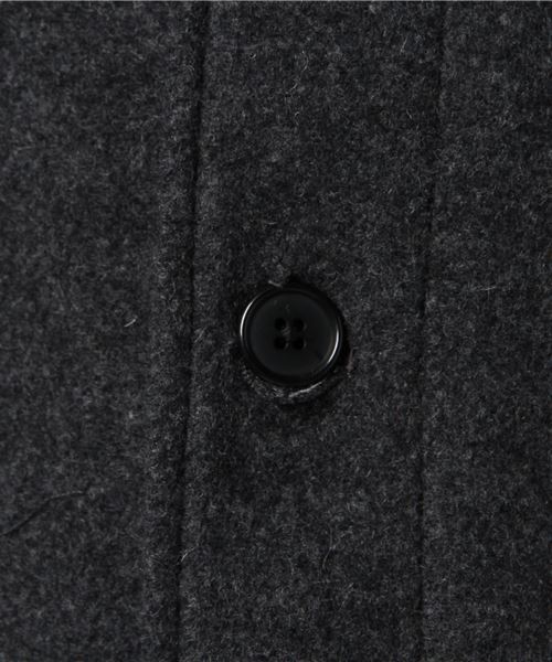 SHIPS BLUESTORE（シップスブルーストア）の「SHIPS BLUESTORE: ダブルフェイスダスターコート（ステンカラーコート・メンズ・ネイビー/ダークグレー/キャメル・LARGE/MEDIUM/SMALL/X-LARGE）」の5枚目の写真