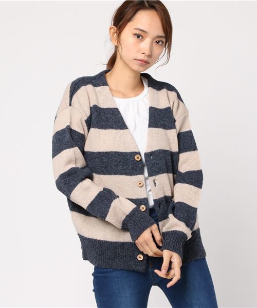 CUBE SUGAR(キューブシュガー)の「シェットランド Vネックカーディガン(カーディガン/ボレロ・レディース・その他/その他1・M)」の3枚目の写真